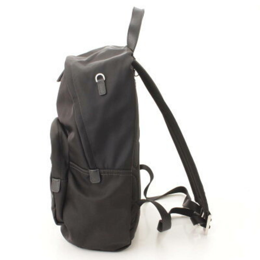 Prada Nylon Logo Patch Backpack Rucksack Black - image 2